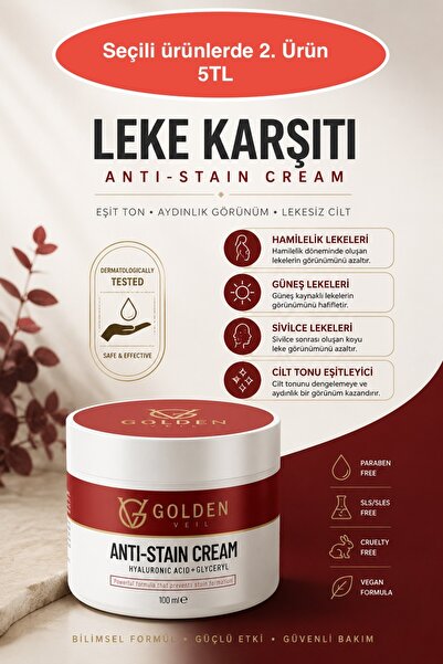 golden veil Leke,giderici Koltuk Altı-diz-dirsek Ve Bikini Bölgesi Cilt Beyaz...