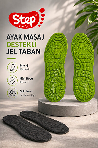 COMFORTSTEP Step Jelli Ve Ayak Masaj Destekli Ayakkabı Tabanı Small: 35-40 La...