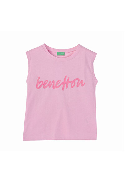 Benetton Girl's Pink Undershirt Bnt-G21262