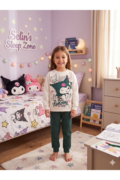 Pajama Shop Set de trening de iarnă cu mâneci lungi, din bumbac, cu dungi de ...