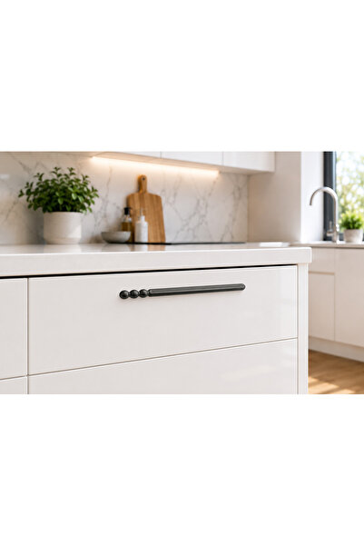 Haskan Miray Kulp 160mm Mat Füme. Dolap, Çekmece ve Mobilya için