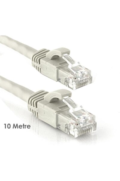 YILTECH 10 Metre Cat 6 Internet Data Kablosu ( Ethernet , Internet , Modem , ...