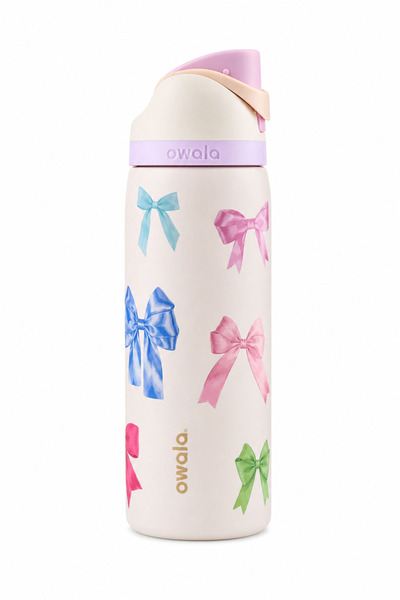owala FreeSip Stainless Steel Water Bottle 32OZ, Insulated with Straw, BPA-Free