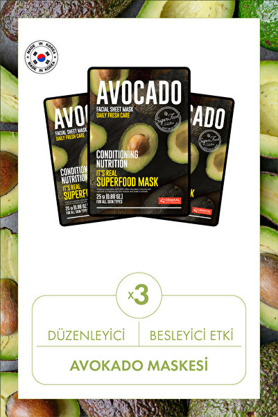 Dermal Regulating and Nourishing Avocado Mask 25Gr Set of 3