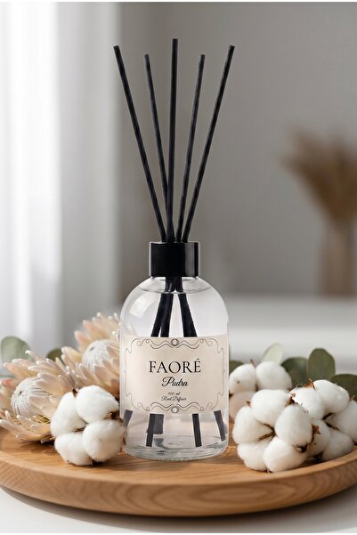 Faoré Essential Pudra Oda Kokusu 100 ml | Kalıcı Çubuklu Oda Kokusu