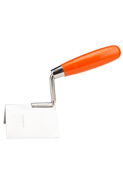 Evotools Mistrie din oțel inoxidabil pentru colț exterior - Lungime 120 mm Lă...