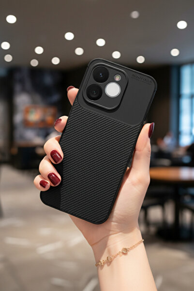 TechTrove Huawei Honor 600 Lite İçin Uyumlu Kamera Korumalı Darbe Emici Karbo...