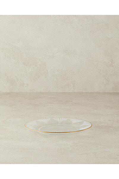 English Home Zett Cam Pasta Tabağı 20 cm Gold