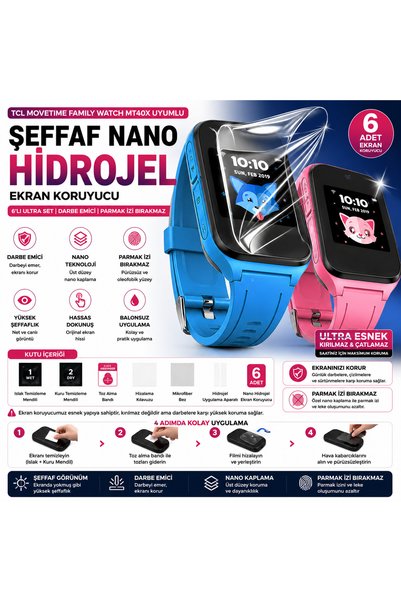 Biemtek TCL movetime family watch mt40x Çocuk Saat Uyumlu Akıllı Bileklik Ekr...
