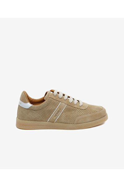 Greyder Kadın Bej Hakiki Deri Sneaker Ayakkabı 5Y2UA34381
