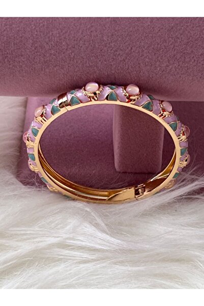 GK LUXURY & FASHION سوار من الفولاذ المقاوم للصدأ ملون بالمينا، مقاوم للعطور،...