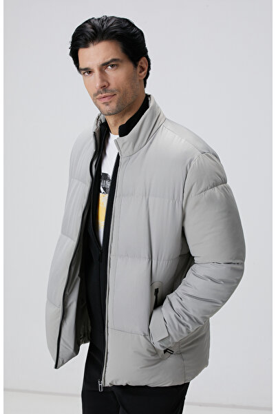 Network N-Tech Taş Dik Yaka Puffer Mont
