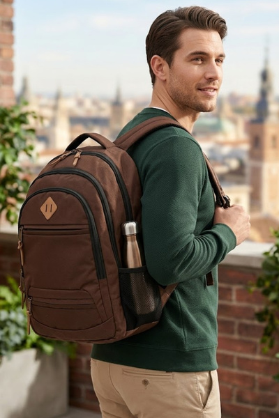 By Hakan GK19 Rucsac școlar UNISEX pentru elevi, călătorii zilnice, vacanțe, ...