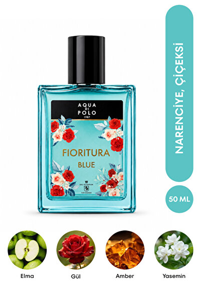 Aqua Di Polo 1987 Fioritura Blue EDP Kadın Parfüm 50ml | Naranciye, Çiçeksi |...