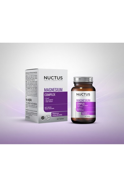 Nuctus Magnezyum 60 TABLET - Enerji, Kas ve Kemik, .