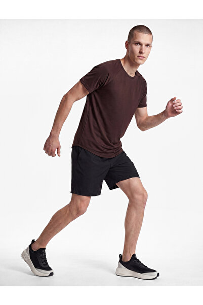 Koton Regular Fit Crew Neck Print Detailed Short Sleeve Sports T-Shirt