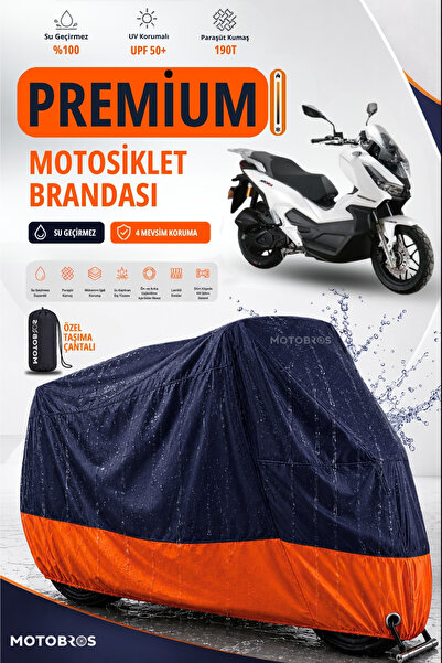 Motobros غطاء دراجة نارية من نوع أرورا بيتركس، غطاء محرك مقاوم للماء، قماش مظ...