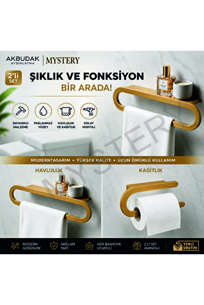 MYSTERY METAL Havluluk tuvalet kağıdı Banyo Düzenleyici Kağıt