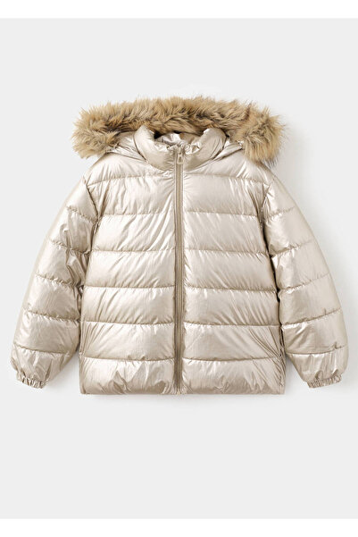 MANGO Kids Anorac puf metalic
