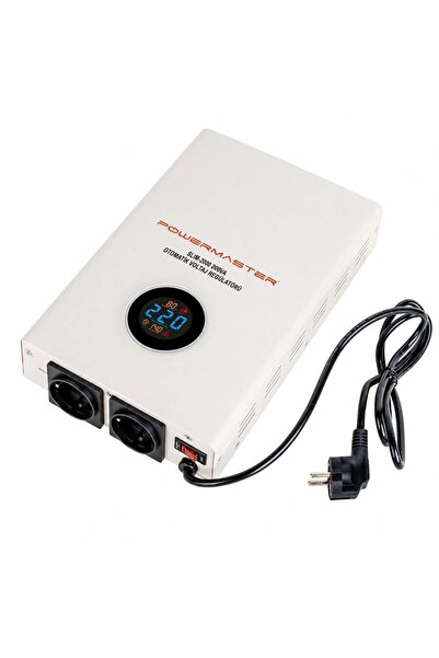 Powermaster DEXTER POWERMASTER SLIM-2000 OTOMATİK 1200 WATT 2000VA VOLTAJ REG...