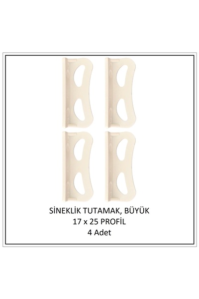 Adilon Sineklik Tutamağı 25 mm (4 Adet)