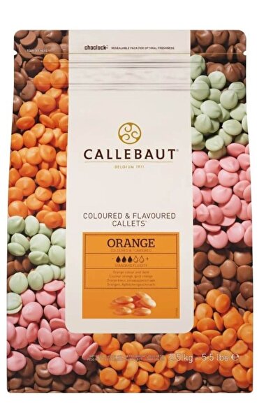 Callebaut Portakallı Drop Çikolata 2,5 Kg