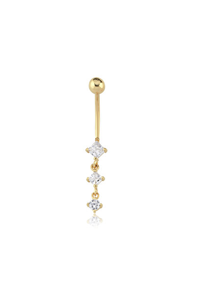 Cherry by Özkonak Sıra Taşlı Sallantılı Göbek Piercing