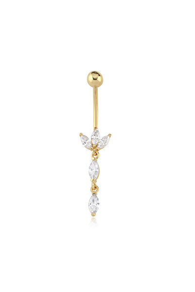 Cherry by Özkonak Lotus Sallantılı Göbek Piercing