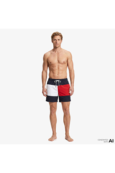 Tommy Hilfiger UM0UM03840 Medium Drawstring Archive Erkek Şort Mayo