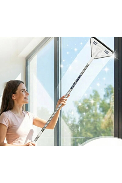 çt çeçem ticaret Vip Üçgen Mop Saplı Cam Duvar Tavan Fayans Parke Temizleyici