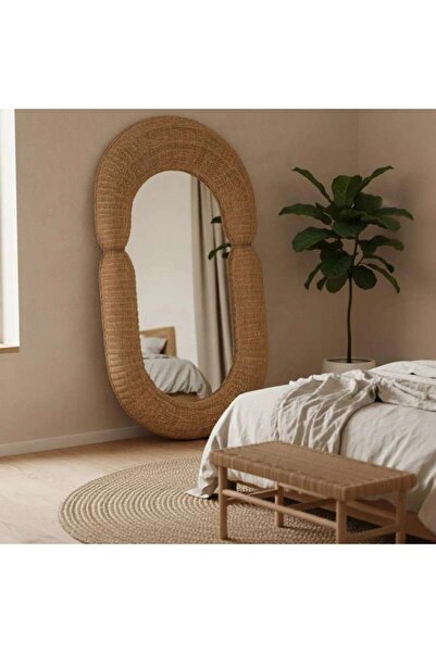PAN HOME Serena Leaner Floor Mirror 180x15x100cm - Natural
