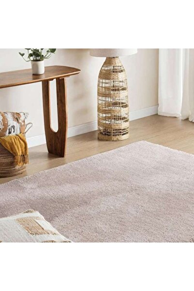 PAN HOME سجادة إيرين المخملية الوبرية باللون البيج مقاس 240×290 سم