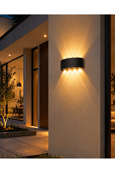 BRF Cata Ct-8013 Kapri Modern Dış Mekan Led Aplik Amber 1222207