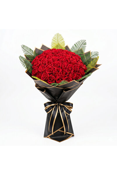 Rose Art Flowers 41 Kadife Gül Buketi
