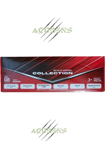 Acubens Diecast Metal Model Çek Bırak Oyuncak Arabalar (BMW M4, Mercedes, Renault, Audi, MINI, Volkswagen Golf 8 GTI)