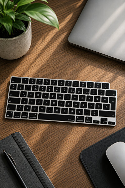 Mcstorey F Klavye MacBook Air Pro M5 M4 M3 M2 M1, Klavye Koruyucu F Standart ...