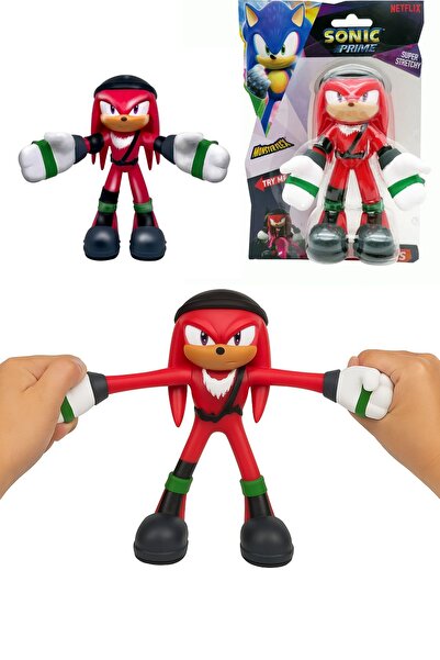 TOYFEST Netflix Sonic Prime Monster Flex Yumuşak Esnek Uzayan Strech Figür KN...