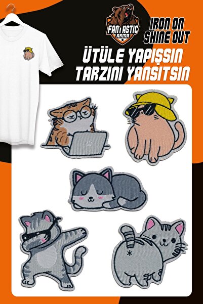 FANTASTIC ARMA Set de armă țesută care se lipsește cu fier de călcat Patch Ca...