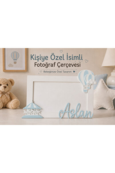 Liora3dStudio Kişiye Özel İsimli Bebek - Çocuk - Yenidoğan Fotoğraf Çerçevesi...