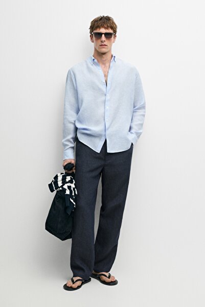 Massimo Dutti 100% Keten Gömlek