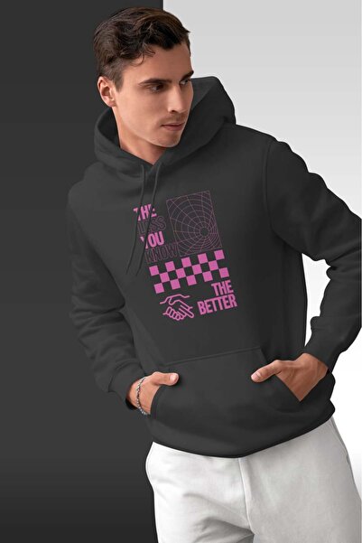 buzagi tasarım ürünleri Less Know Oversize Hooded Unisex Sweatshirt