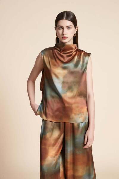 Yola Patterned Blouse