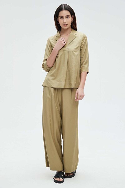 Nichii Women's Long Trousers with Waist Break