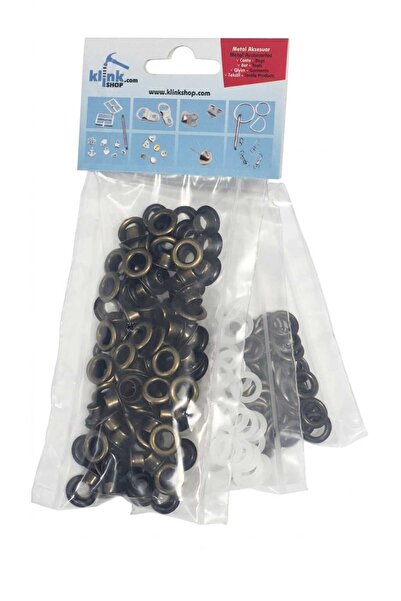 Klinkshop 3 Numara Antik sarı Kuşgözü - 5 mm Aparatsız Malzeme Paketi - 100 A...