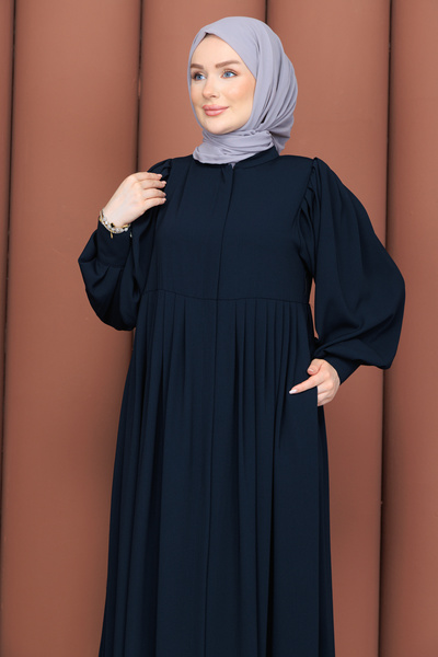 Mor Menekşe Mihra Model Ferace