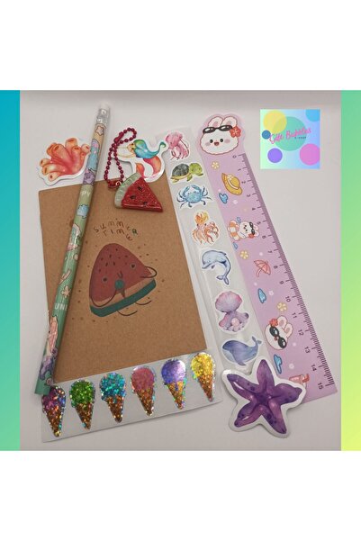 Gift Bubbles e-shop 10 καλοκαιρινά πακέτα με ροζ χάρακα