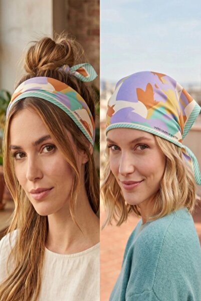 United Colors of Benetton FLORA DESENLİ BANDANA -1018-47*47