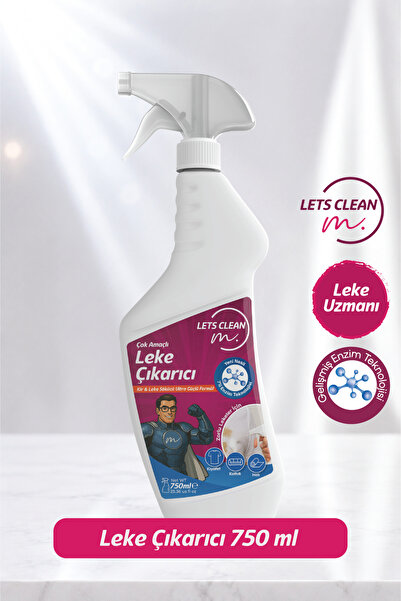 letsClean Profesyonel Leke Çıkarıcı Sprey Zorlu Lekeler İçin Güçlü Temizlik -...