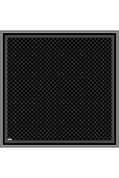 Belli Eșarfă din mătase twill - 4030-09 Negru afumat