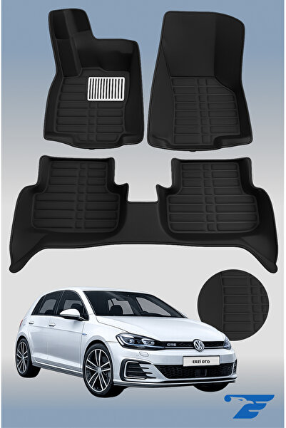 erzicar Vokswagen Golf 7 (2020-2025) - Yeni Nesil 8D Tam Havuzlu Diamond Siya...